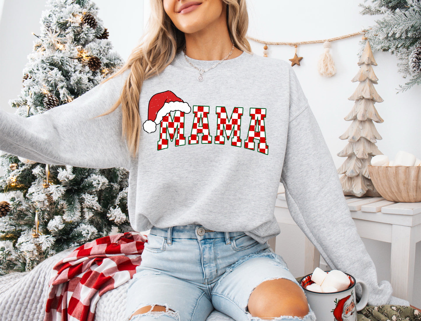 Mama santa hat