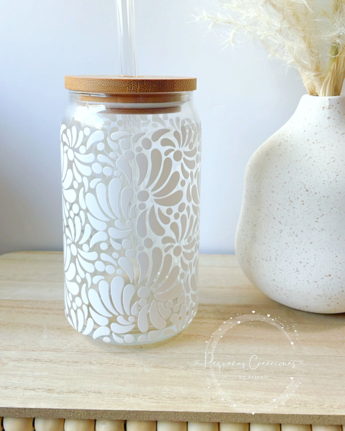 White Talavera cup