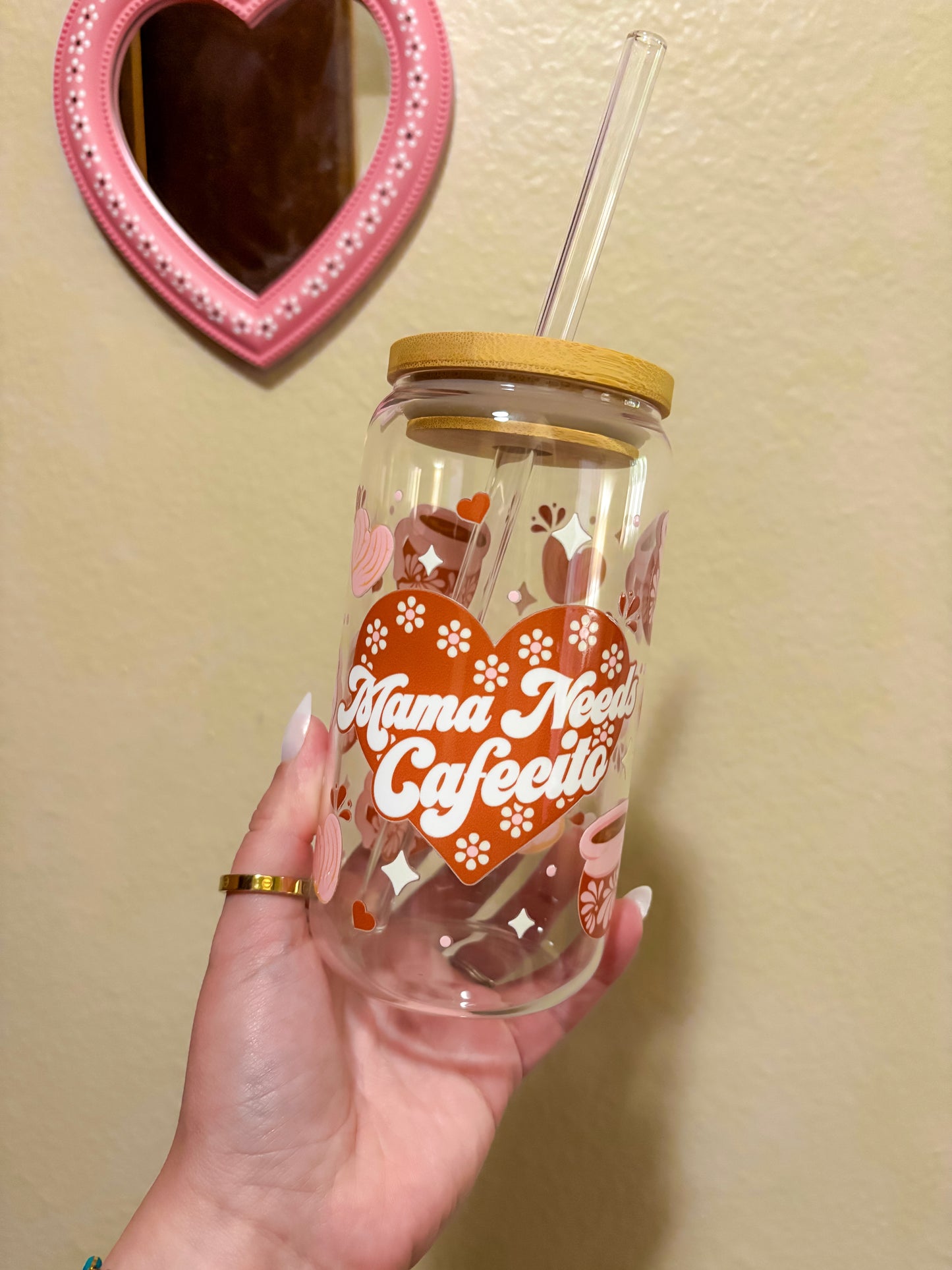 Mama needs cafecito 16oz Cup