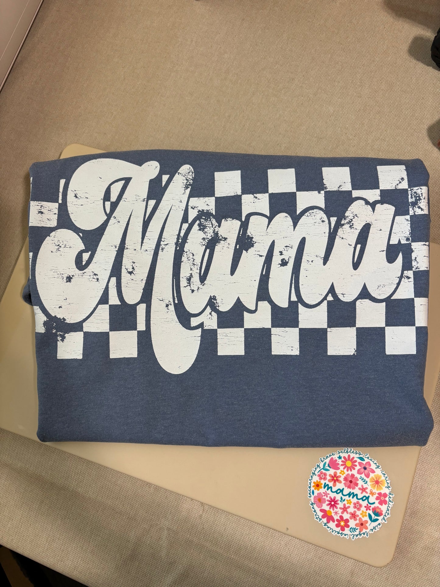Distressed Mama Print