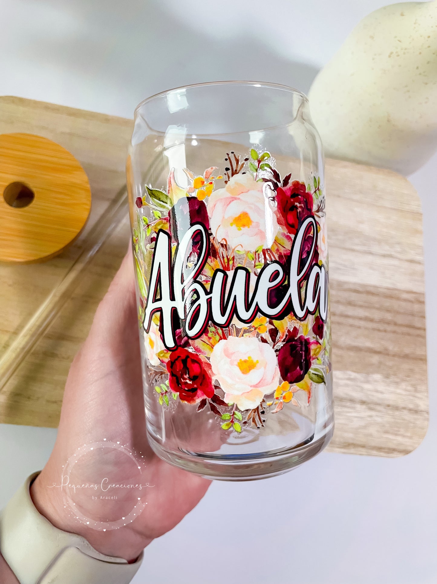 Abuela floral cup