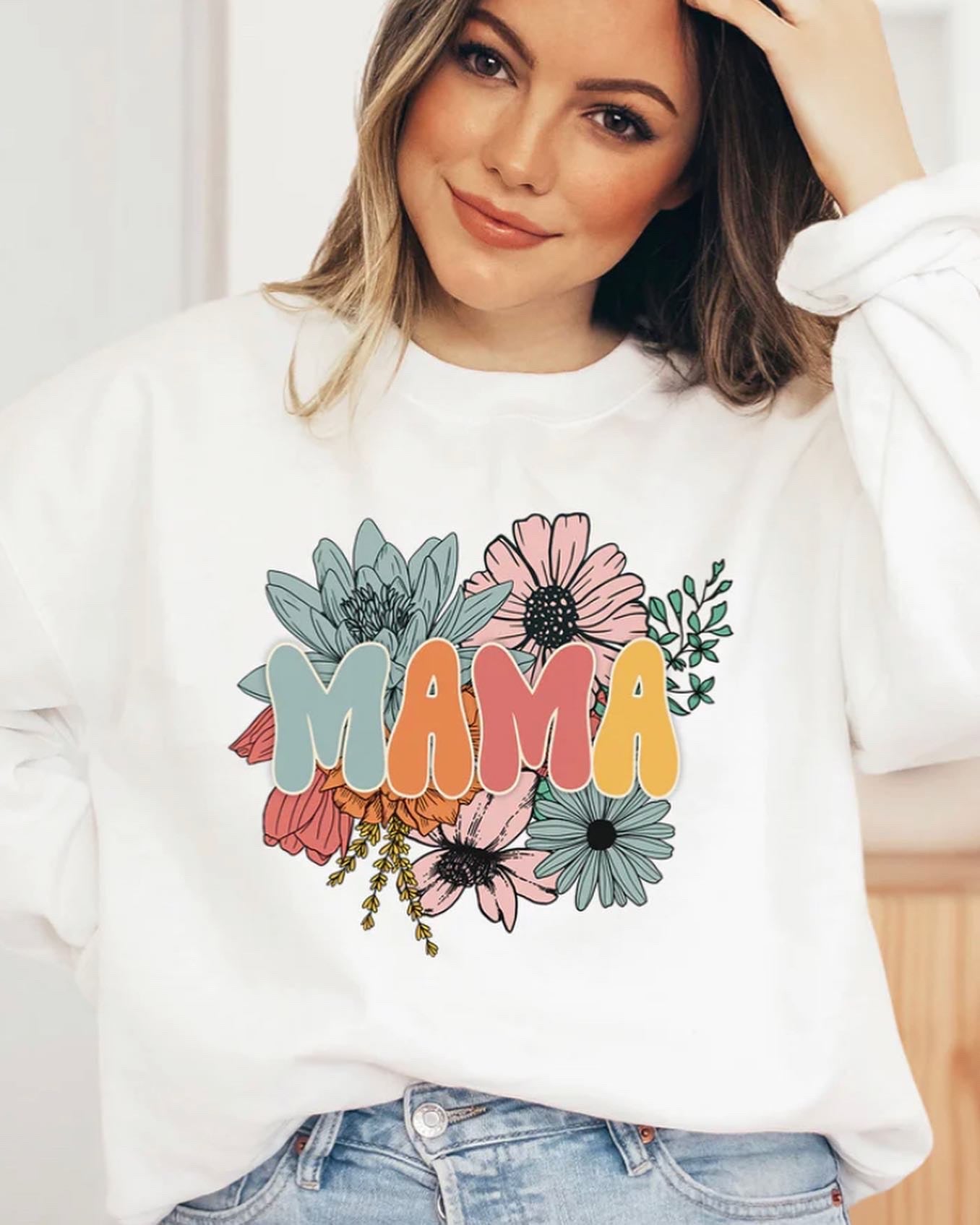 Floral Mama Sweatshirt
