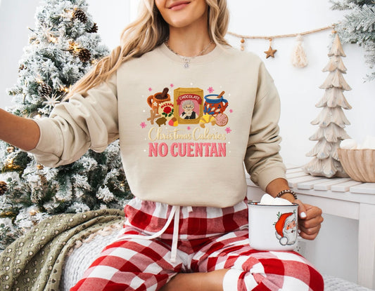 Christmas calories no cuentan yarn design