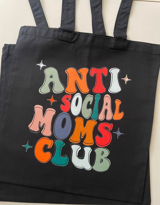 Anti Social Moms Club tote