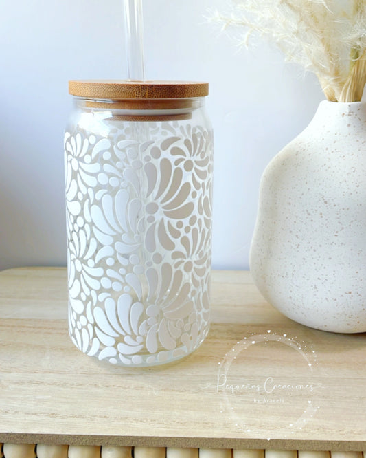 White Talavera cup