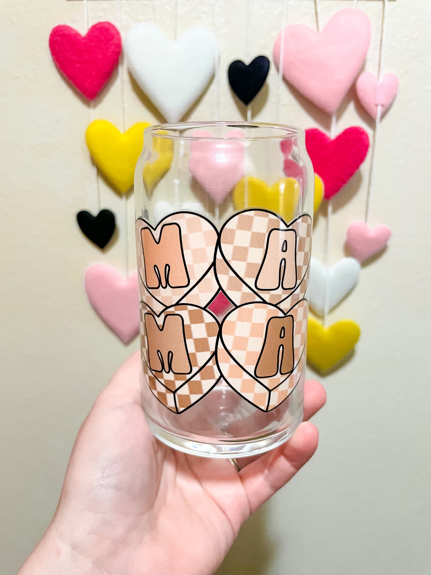 Mama Checkered Cup