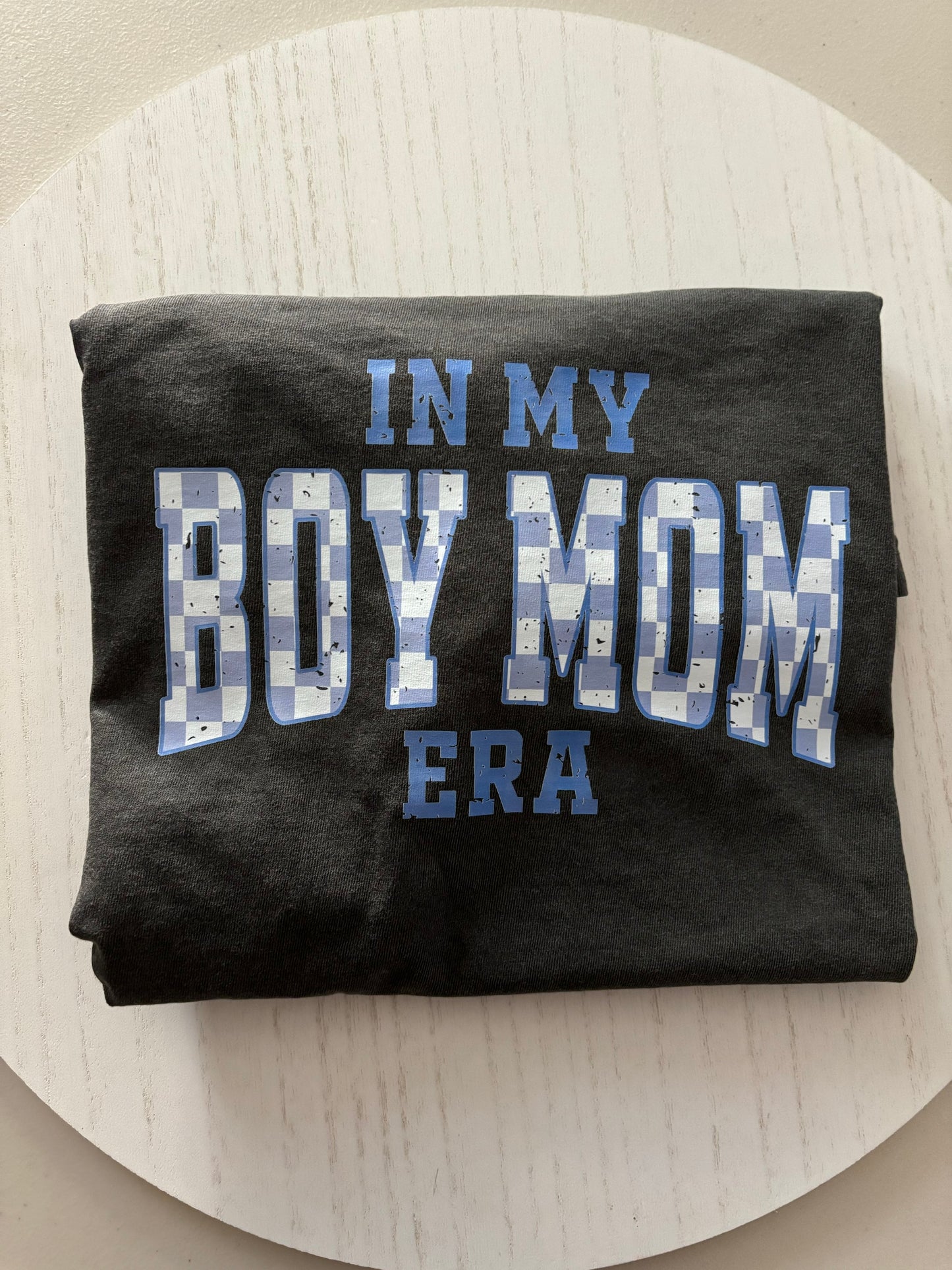 Boy Mom Era checkered
