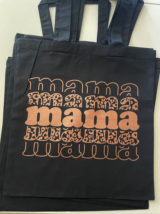Rose gold mama tote