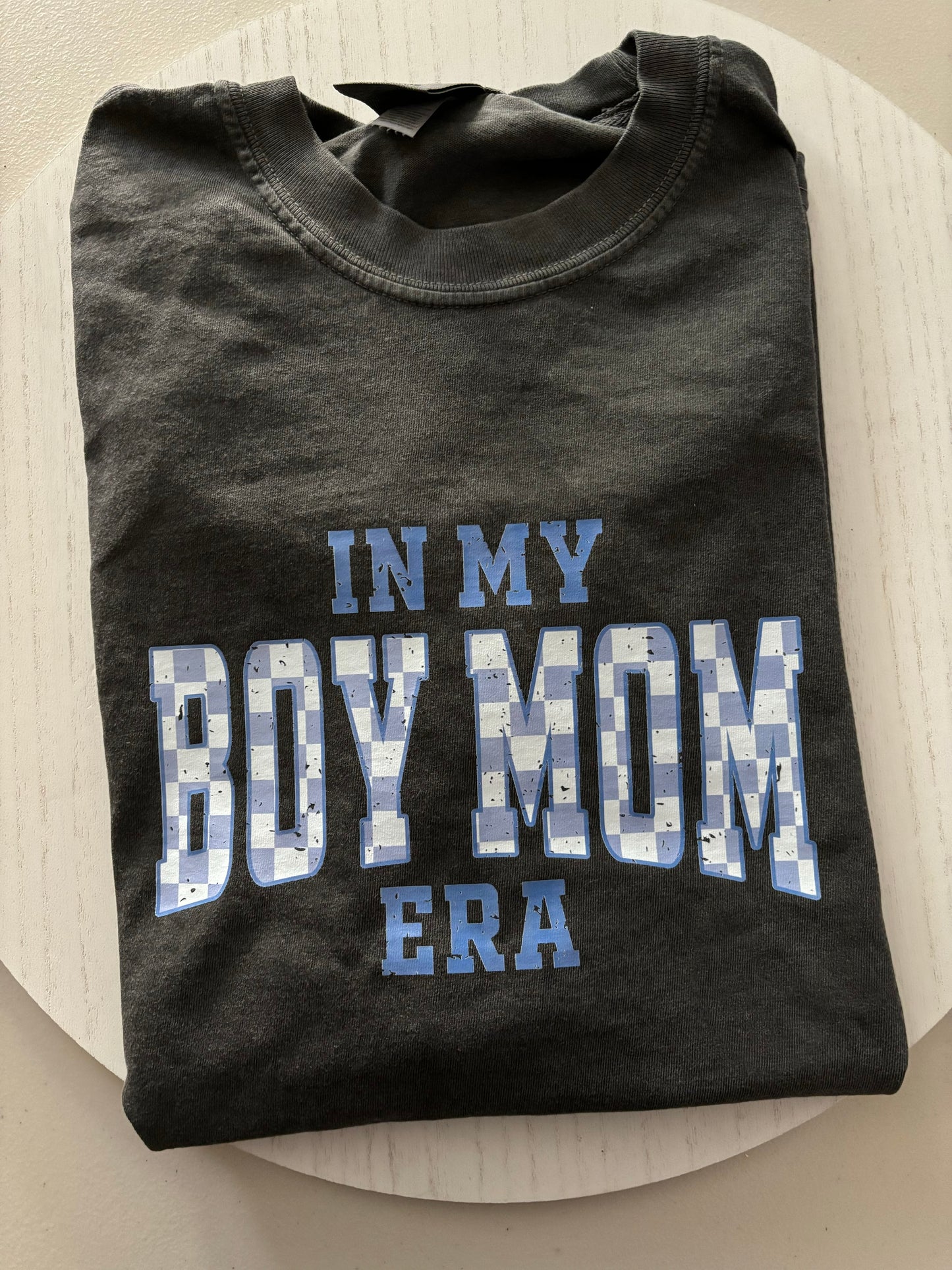 Boy Mom Era checkered