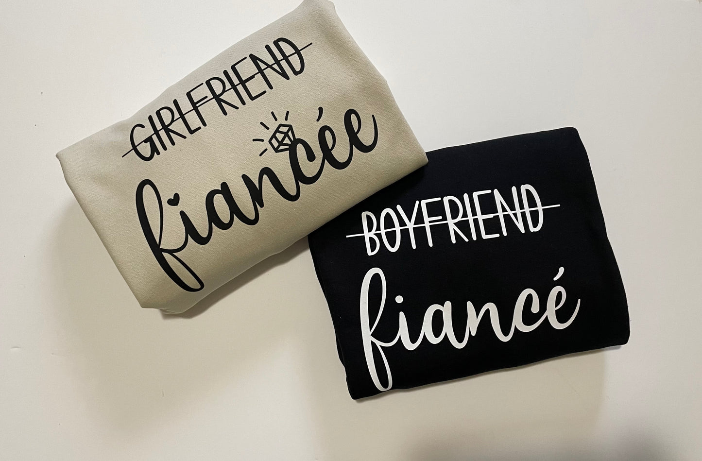 Custom Fiance sweaters