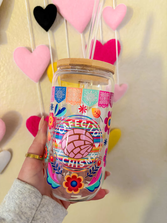 Cafecito y Chisme 16oz Cup