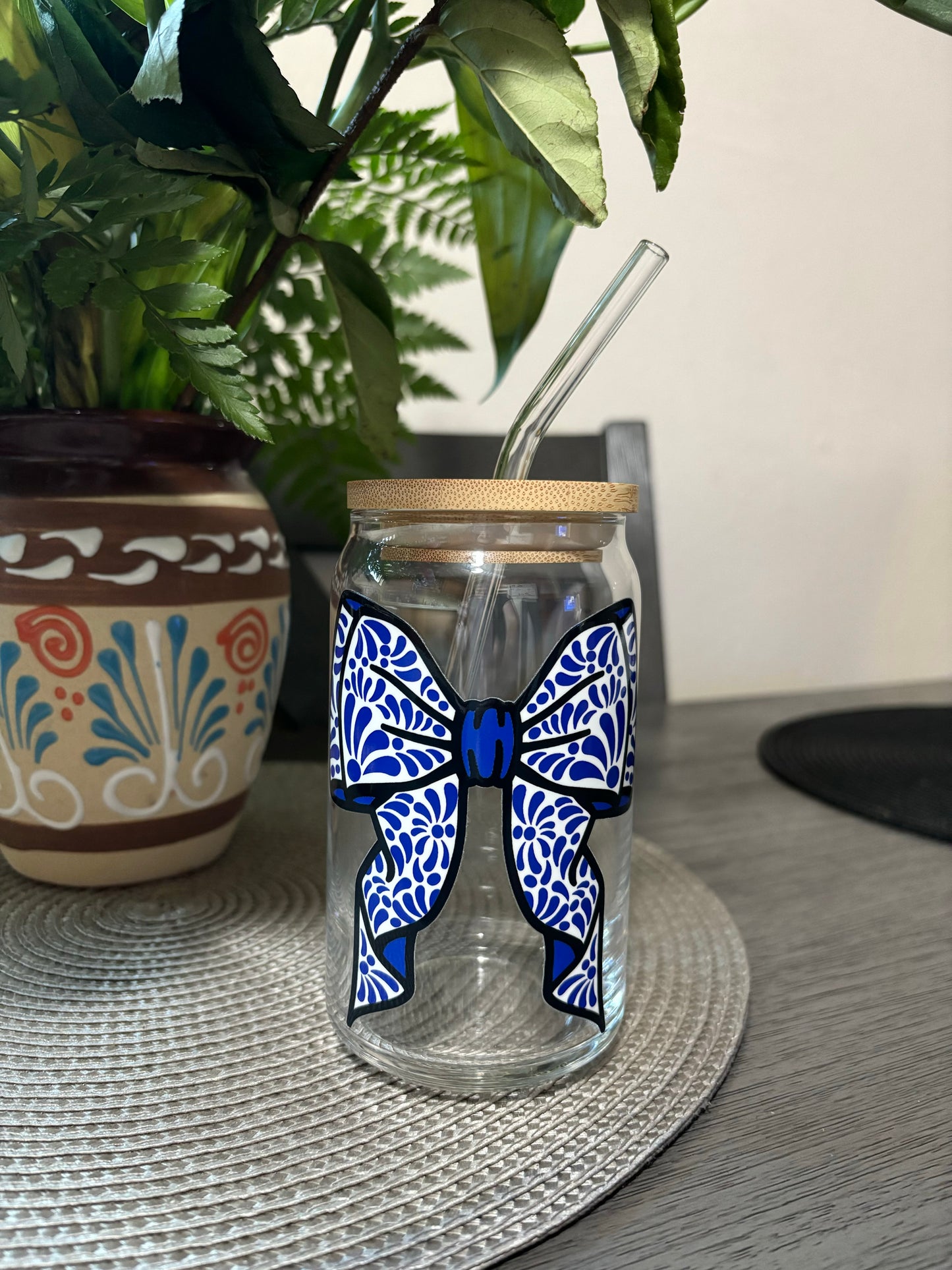 Blue Talavera Bow