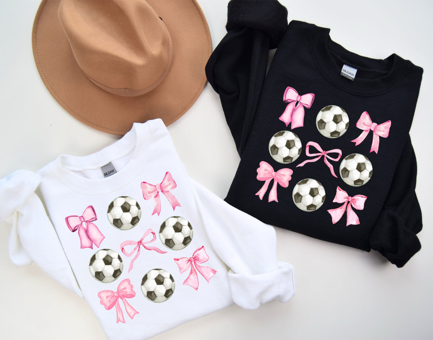 Soccer pink bows