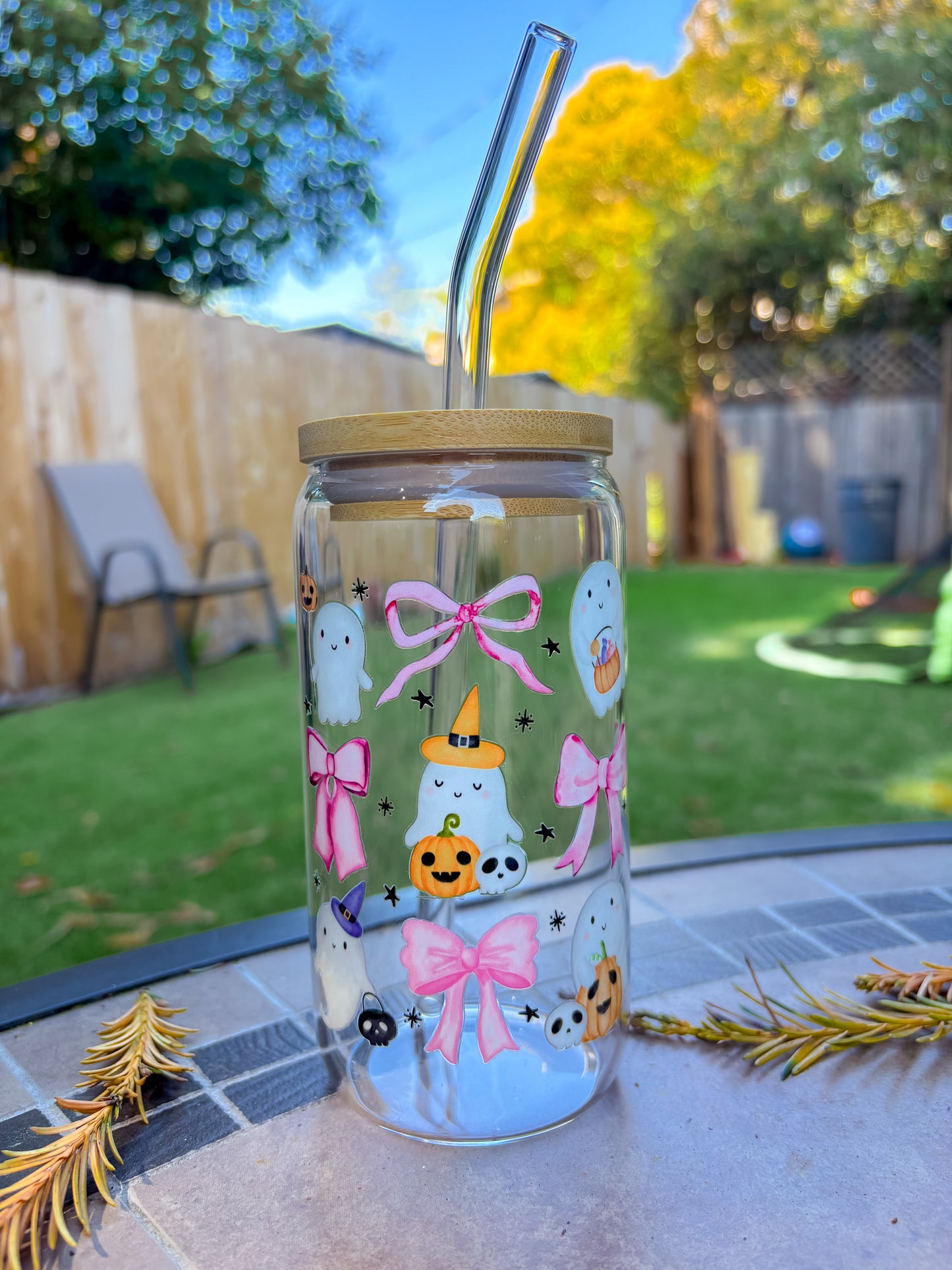 Coquette ghosts cup